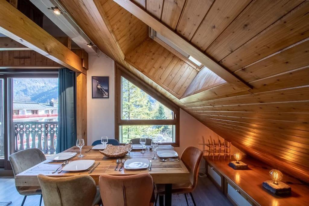 Bel Appartement Entier En Style Chalet A 霞慕尼 外观 照片